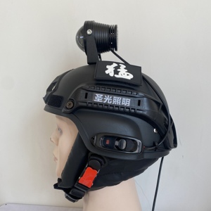 新款圣光st98头灯调焦激光炮头盔灯户外强光头灯逮兔子头灯照鸡