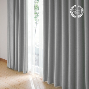 FOTN 富勋 日本设计 简约纯色遮光客厅卧室房间飘窗浅灰色窗帘