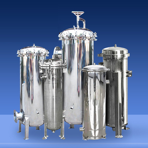 304不锈钢布袋式过滤器滤水器农村井水黄泥沙净水器工业用净水机