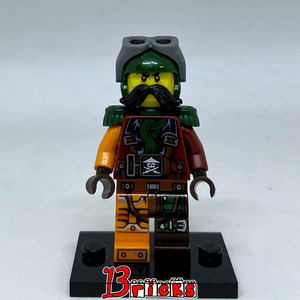 乐高幻影忍者系列人仔 火枪大副 lego njo197 70601 70605