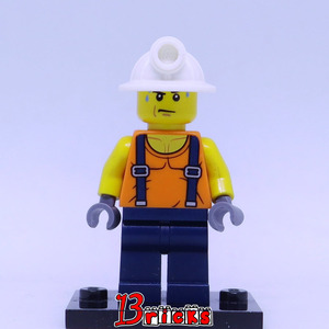 乐高城市城镇人仔 男性矿工 lego cty0847 cty847 60184 60186