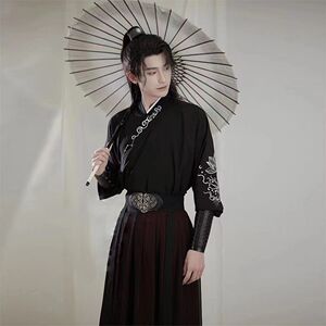 原创新款汉服套装男魏晋风中国风古装霸气侠客帅公子书生古装衣服