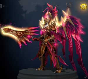 dota2 辉羽征服者 军团指挥官 军团 ti10宝瓶套装 饰品