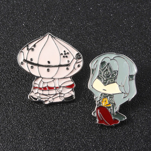 ebay热销黑暗之魂q版胸针洋葱骑士防火女徽章dark souls黑魂周边