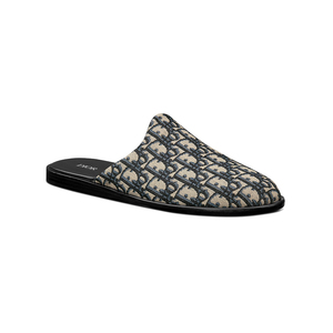 dior/迪奥男鞋提花面料饰以oblique 印花典雅居家舒适穆勒鞋拖鞋