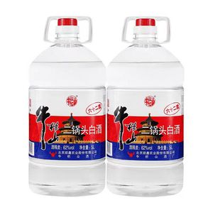 牛栏山二锅头62度5L*4桶清香型桶装高度泡药白酒