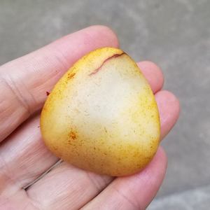 和田玉籽料原石青花