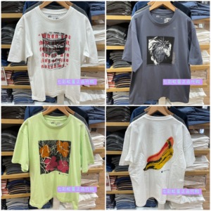 优衣库 andy warhol安迪沃霍尔联名男女短袖t恤434374 438016