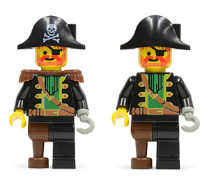 lego乐高海盗系列人仔pi002 pi055 海盗船长 6276 1411北京现货