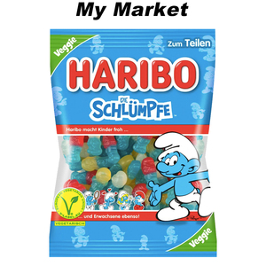 haribo, gummy smurfs 200g 德国哈瑞宝蓝精灵软糖 橡皮糖