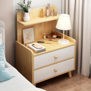 床头柜简约现代卧室多功能储物床边柜小户型简易收纳床头置物架