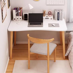 书桌学生学习桌台式电脑桌卧室家用女生写字桌简易出租屋办公桌子