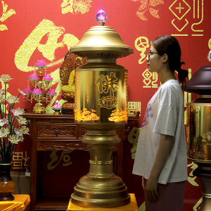 大型寺庙佛前供灯佛灯神社灯led财神灯关公灯长明灯莲花灯佛供灯