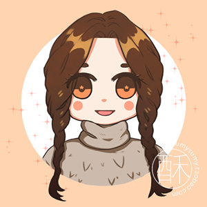 萌头像q版人物设计动漫新品漫画卡通logo形象定制原创插画手绘