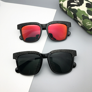 正品bape明星抖音同款2023新款潮牌明星墨镜男女鲨鱼偏光太阳眼镜