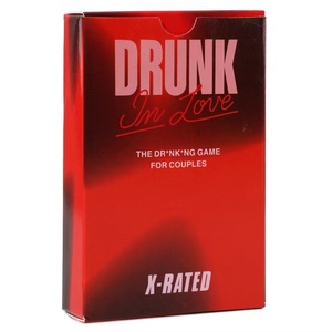 现货包邮 Drunk in Love X-rated 醉爱情侣爱人趣味英文喝酒卡牌