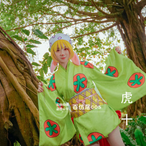 海贼王和之国 加洛特月狮cos服 浴衣和服日式cosplay服饰
