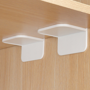 免打孔隔板托固定器层板托钉衣柜橱柜免钉粘贴支撑片搁板三角支架