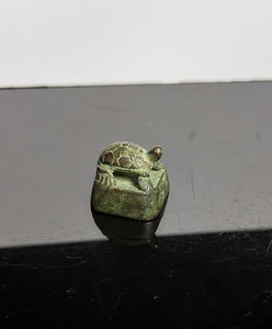 汉代 青铜龟钮军司马官衔印章 武将军职管辖 金石篆刻高古老铜章