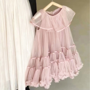 niatkids高定女童连衣裙洋气公主裙女宝超仙夏季生日礼服蓬蓬纱裙