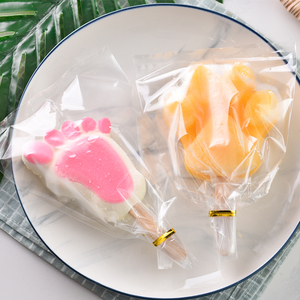 透明雪糕包装袋冰淇淋家用自封草莓山楂冰糖葫芦袋子棒冰棍木棒签