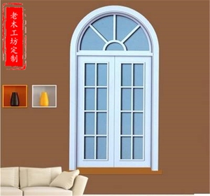 窗户装饰实木