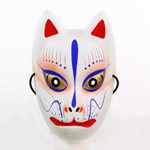 九尾狐面具简单图片