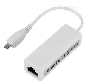 Micro USB安卓接口平板电脑有线网卡网线转换器昂达台电转接头