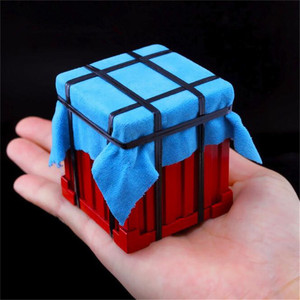 pubg 绝地求生模型空投箱 合金材质大逃杀空头道具箱盖子磁铁吸附