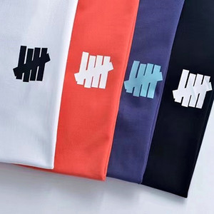 undefeated五道杠不败经典基础款街头男女打底t恤短袖纯棉宽松潮t