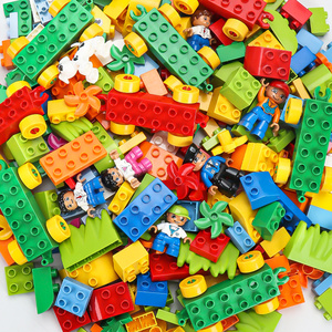 儿童大颗粒积木拼装3岁宝宝2大号塑料6男孩益智拼图4智力动脑玩具