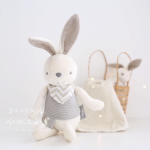 正版北欧可爱小兔子玩偶娃娃宝宝陪睡啃咬婴幼儿毛绒玩具公仔礼物