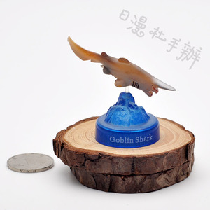 千雨徐勇淘宝到货海洋动物模型精品鲨鱼玩具系列 剑吻鲨 7厘米0人