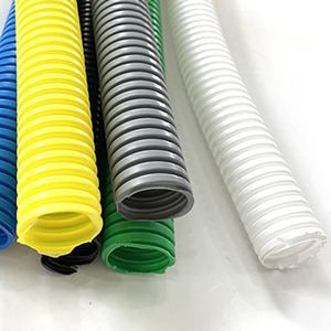 白色阻燃塑料波纹管ad穿线电线保护套管pvc波纹软管pp线束防水管