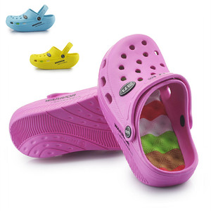 回力凉鞋女款厚底洞洞鞋热销沙滩鞋彩底增高鞋透气镂空舒适塑料鞋