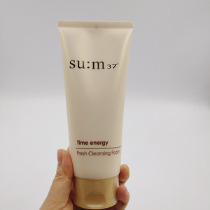 韩国专柜苏秘呼吸su:m37时光能量清新洗面奶200ml深层清洁低刺激