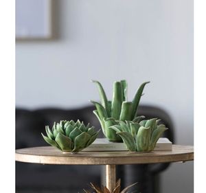 ABHOME出口美国陶瓷植物摆件客厅家居永生创意简约客厅样板房花插