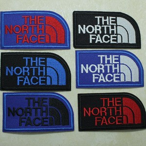 品牌运动补丁贴可熨烫可缝布贴衣服刺绣标志北脸北面徽章装饰贴花