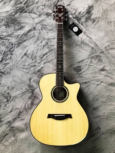 tommy托米41寸优质云杉桃花芯单板民谣吉他