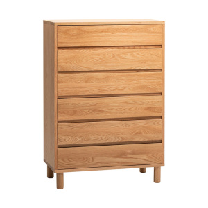 无印良品 muji 实木收纳柜/6层/长80cm