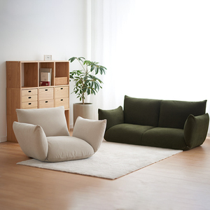 无印良品 MUJI 软垫沙发可自由调节懒人沙发折叠云朵豆腐块