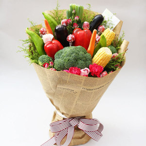 重庆花店创意各种蔬菜水果花束全国各地同城送花上门