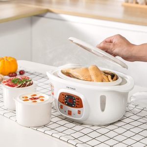 tonze/天际 dgd18-18dg电炖锅隔水炖电炖锅白瓷炖盅预约一锅三胆