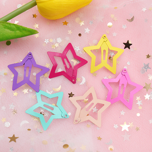 云朵发卡子林允同款星星发夹少女网红糖果色韩版刘海bb夹日系头饰