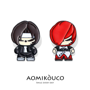 2020新款拳皇胸针八神庵卡通ing潮q版小挂件徽章个性包包衣服别针