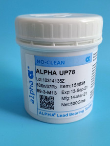 ALPHA有铅锡膏OM5100UP78OL1O7ELR721H2阿尔法助焊锡浆与有铅合金