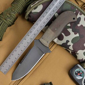 温克勒winkler 多用途直刀露营户外小直刀多功能工具刀高硬度战术