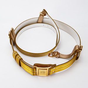 新式仪仗队金色外腰带14式礼服文工团演出旗手斜挎腰带