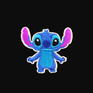 史迪仔刺绣布贴卡通可爱补丁贴破洞修补衣裤包包装饰贴diy熨烫贴