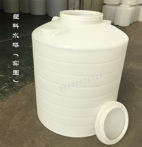 塑料大白水桶水塔300升500升加厚工地储箱罐化工储存储运绿化吨桶